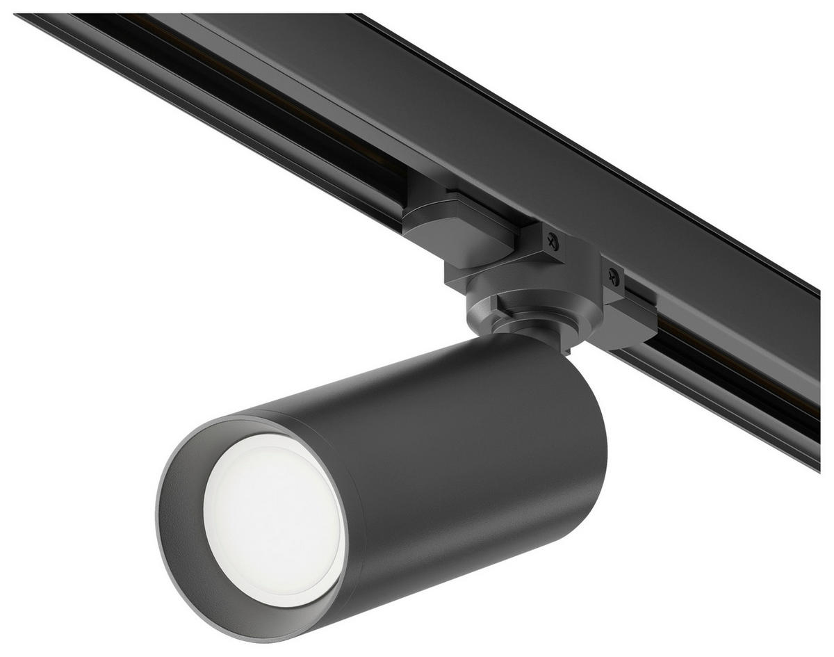 SCHIENENSYSTEM-STRAHLER - Schwarz, Basics, Metall (6/21/13cm) - MAYTONI