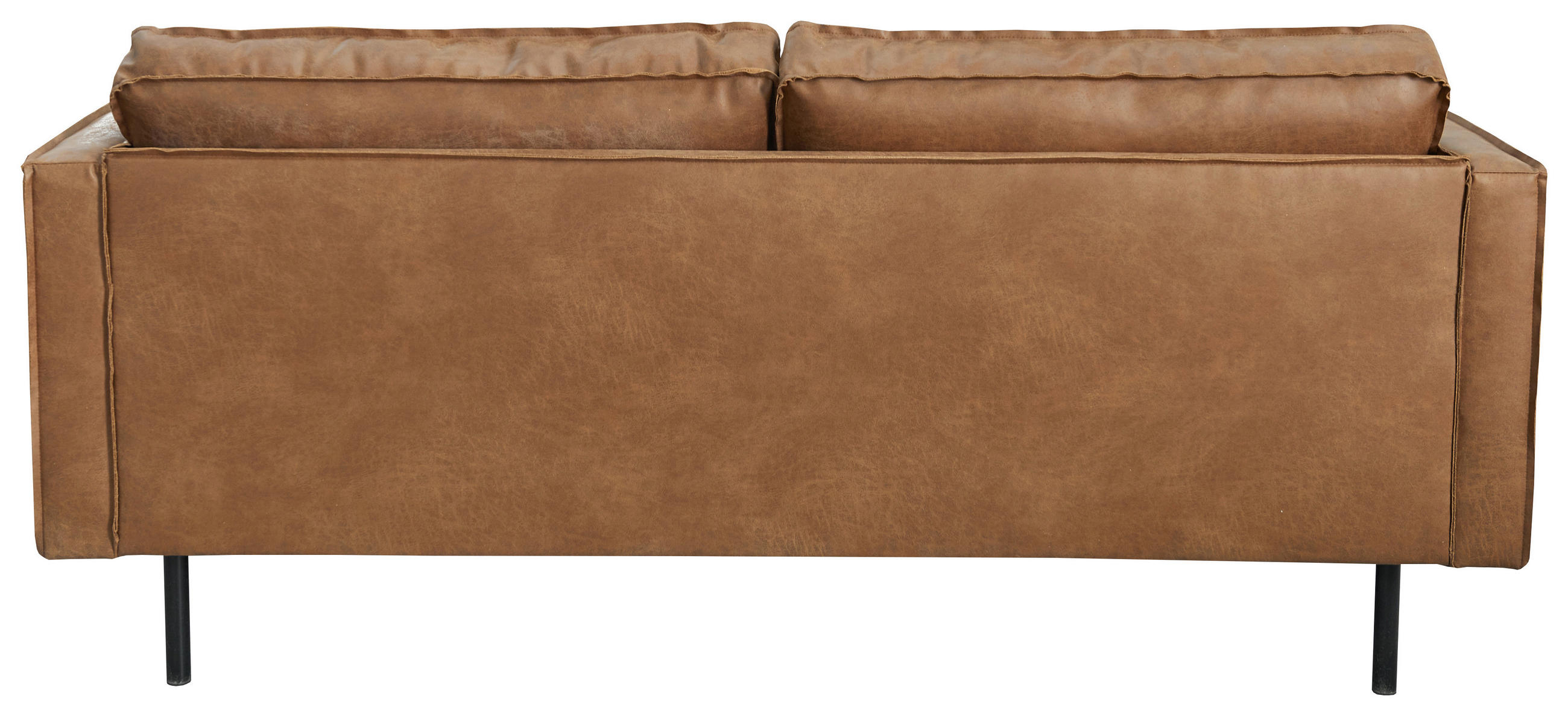 Thumbnail - Mid.you 2-Sitzer-Sofa, Braun, Leder, Lederlook, Füllung: Schaumstoff, 190x84x90 cm, Made in Europe, Wohnzimmer, Sofas & ...