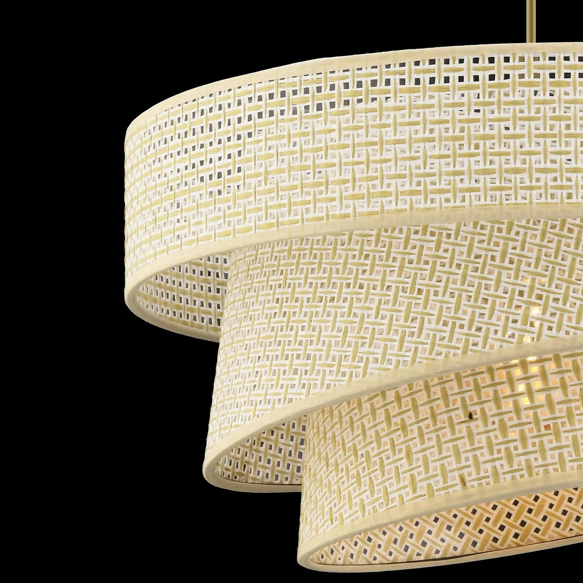 HÄNGELEUCHTE 40/72 cm   - Creme, Design, Textil/Metall (40/72cm) - P & B