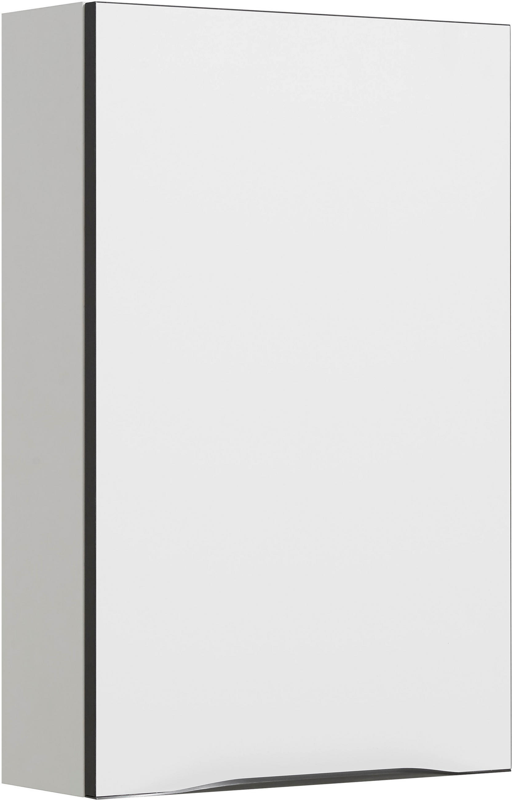 HÄNGESCHRANK 45/70/17 cm  - Anthrazit/Weiß, KONVENTIONELL, Glas/Holzwerkstoff (45/70/17cm) - Sadena