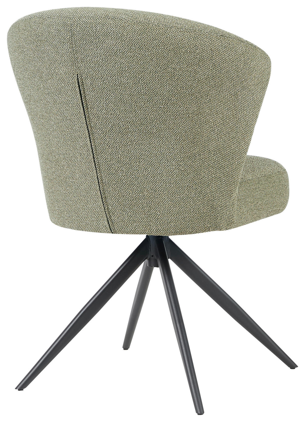 STUHL - Schwarz/Grün, Design, Textil/Metall (64/89/58cm) - Stylife