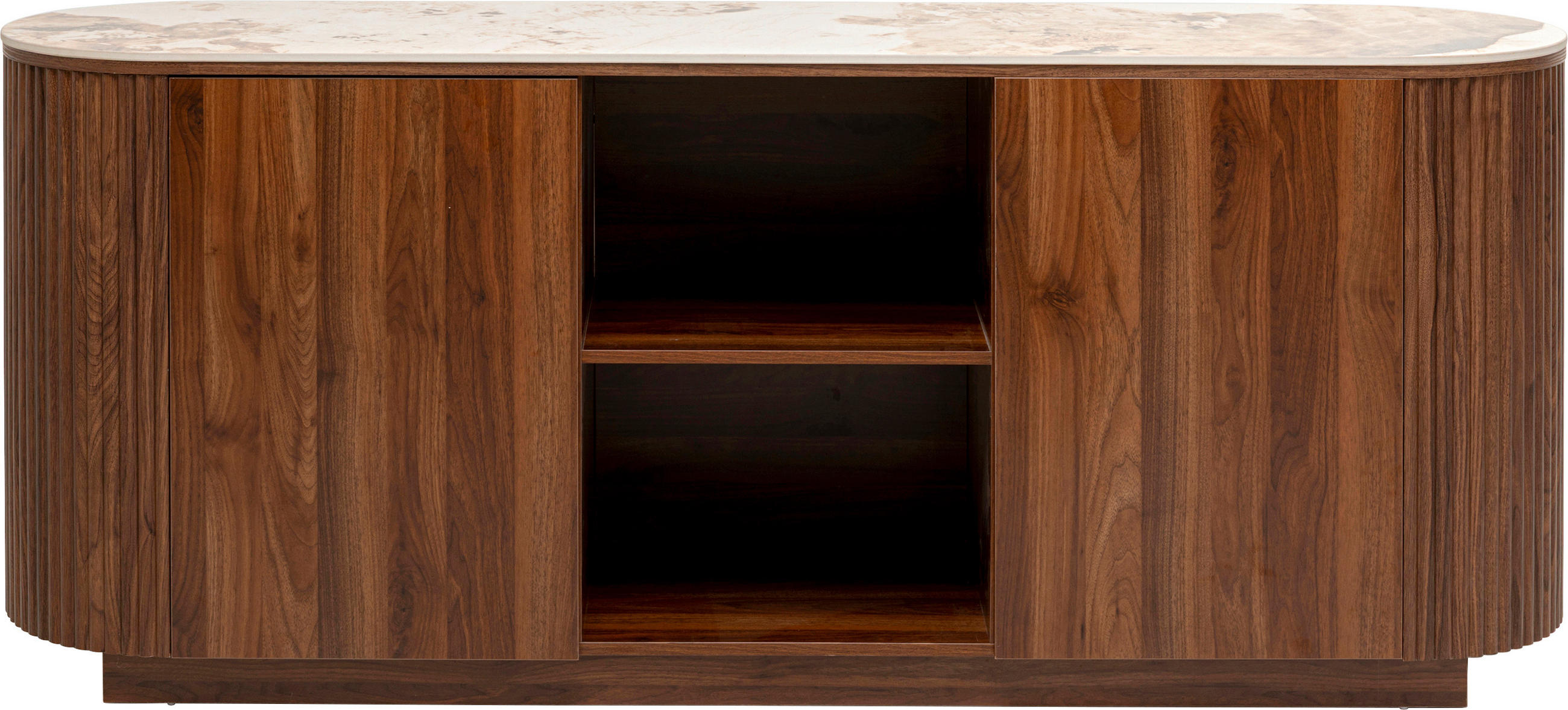 SIDEBOARD  180/76/45 cm  - Beige/Braun, KONVENTIONELL, Keramik/Holzwerkstoff (180/76/45cm) - Kare-Design
