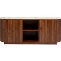 SIDEBOARD  180/76/45 cm  - Beige/Braun, KONVENTIONELL, Keramik/Holzwerkstoff (180/76/45cm) - Kare-Design