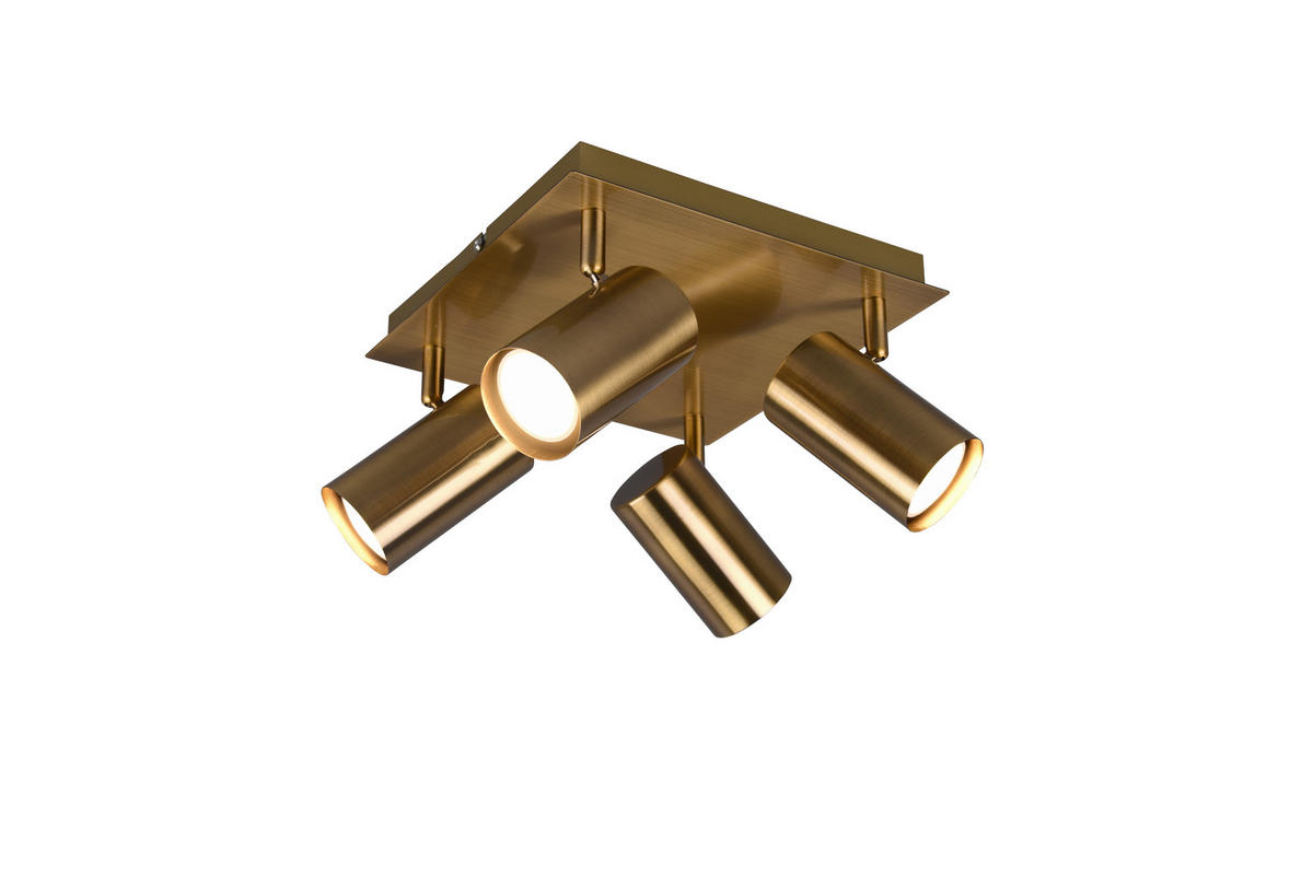 STRAHLER   - Messingfarben, Design, Metall (24,0/15,0/24,0cm) - Trio Leuchten