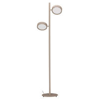 LED-STEHLEUCHTE 43/28/162 cm    - Sandfarben, Design, Metall (43/28/162cm) - Dieter Knoll