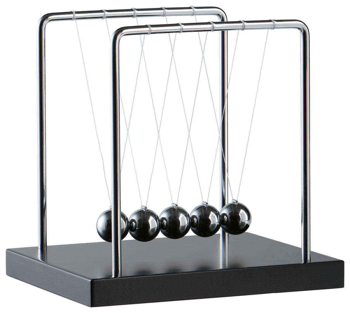 SKULPTUR - svart, Trend, metall/trämaterial (18/18/15cm) - Ambia Home