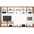 WOHNWAND in Naturfarben, Weiß - Naturfarben/Weiß, Design, Glas/Holz (353/216/40cm) - Now by Hülsta WOHNWAND in Naturfarben, Weiß - Naturfarben/Weiß, Design, Glas/Holz (353/216/40cm) - Now by Hülsta