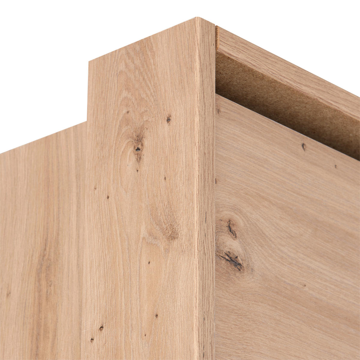 PASSEPARTOUTRAHMEN 183/200/12 cm   - Eichefarben/Eiche Artisan, Konventionell, Holzwerkstoff (183/200/12cm) - MID.YOU