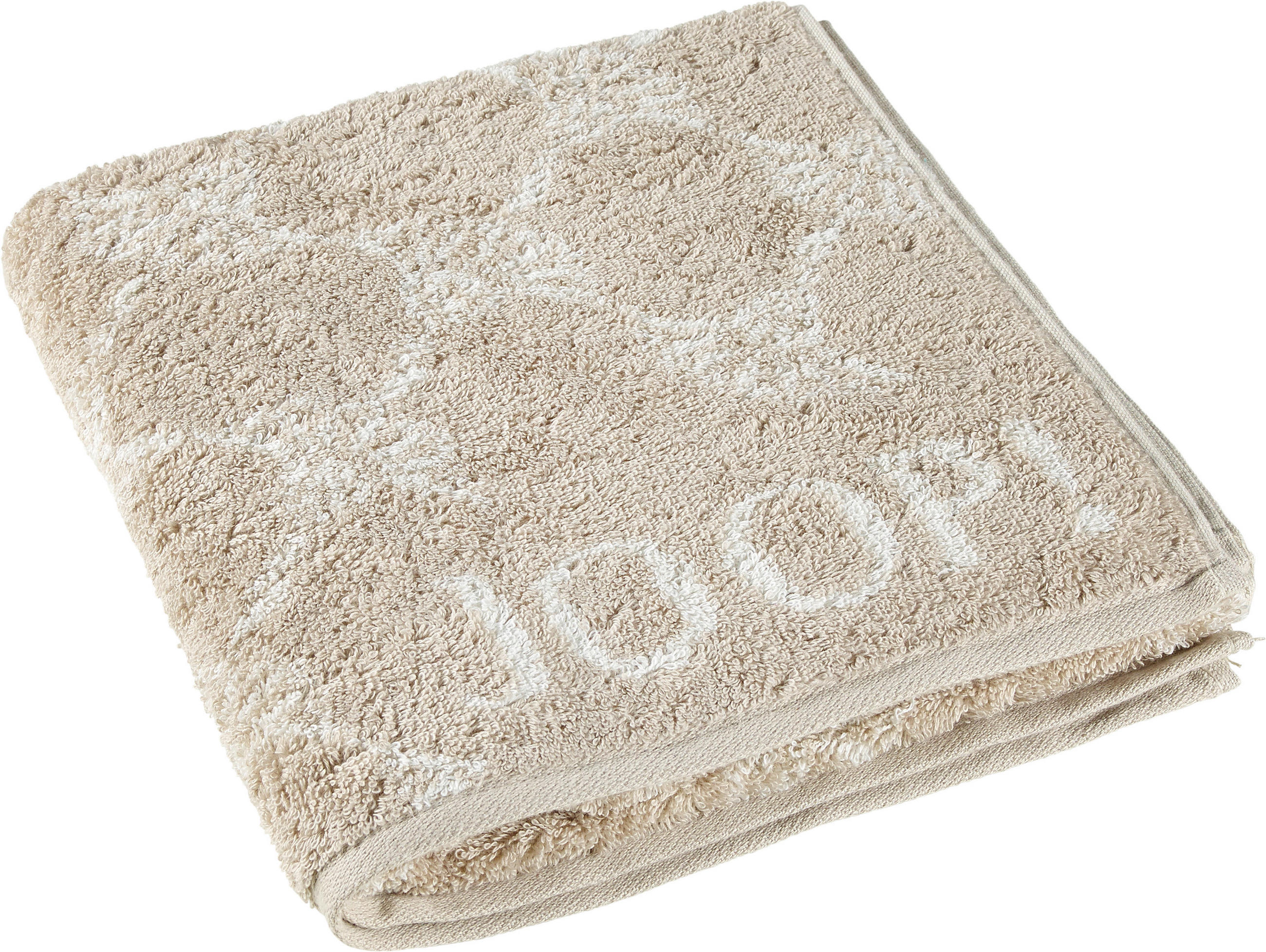HANDTUCH CORNFLOWER Creme  - Creme, Design, Textil (50/100cm) - Joop!