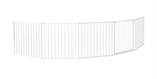 KAMINSCHUTZGITTER - Weiß, Basics, Metall (350/70,5cm) - Baby Dan