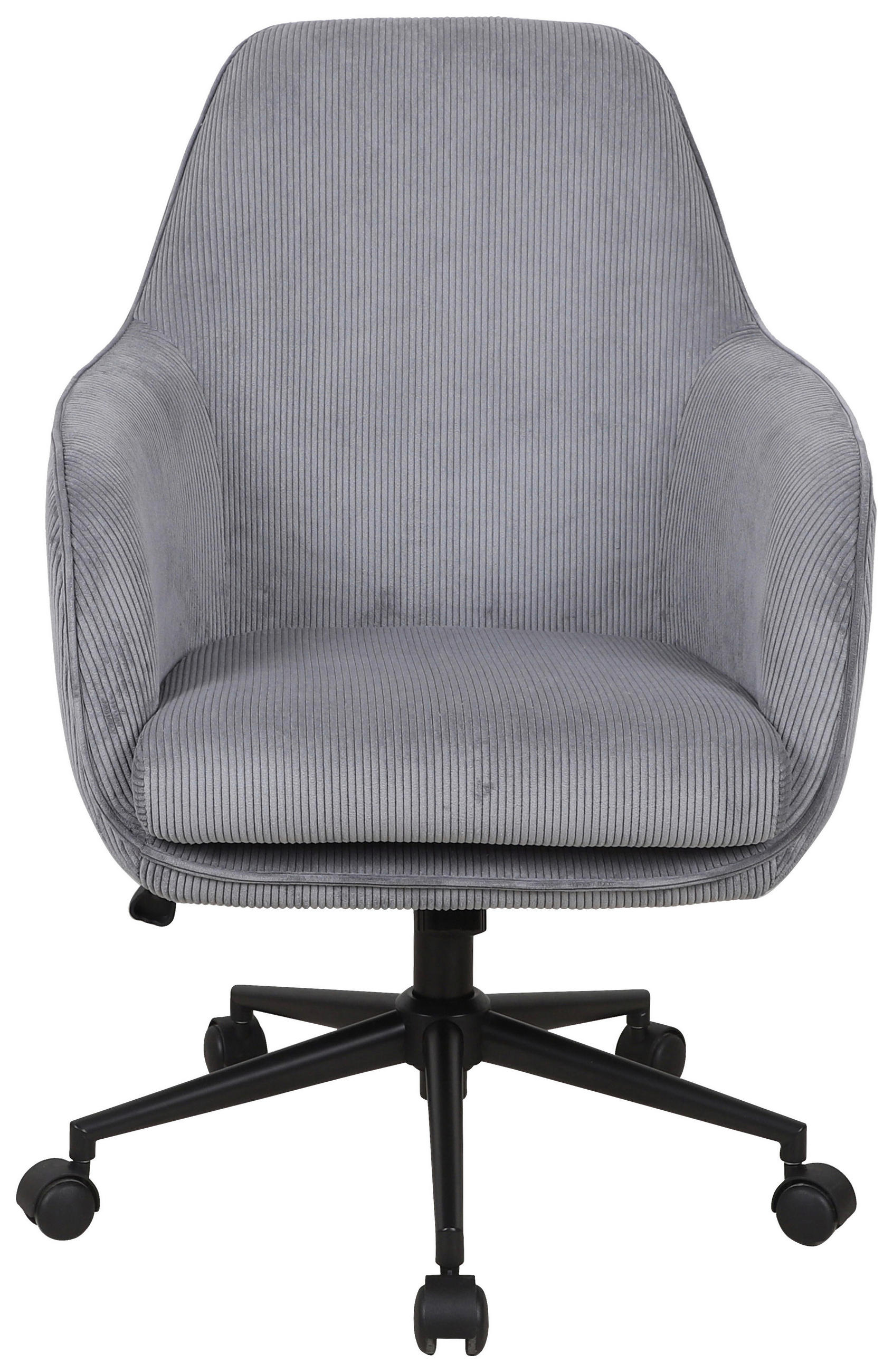 FORGÓSZÉK  kord sötétszürke  - fekete/sötétszürke, Design, műanyag/textil (63/95/71cm) - Novel