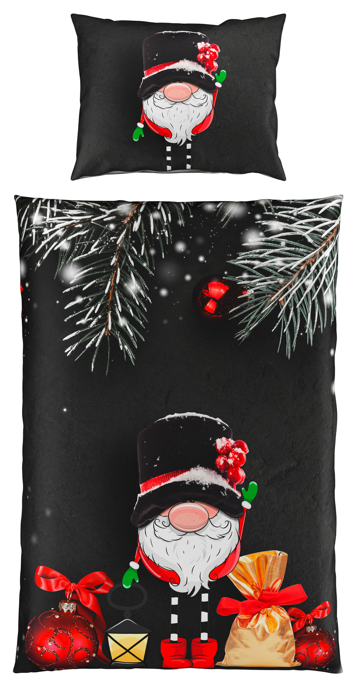 POSTELJINA SA DVA LICA FANCY 140/200 cm saten tamnosiva  - tamnosiva, Osnovno, tekstil (140/200cm) - X-Mas