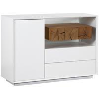 SIDEBOARD 120/85/40 cm  - Eichefarben/Weiß, Design, Holz/Holzwerkstoff (120/85/40cm) - MID.YOU