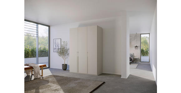 DREHTÜRENSCHRANK 151/235/60 cm 3-türig Grau - Grau, Trend, Holzwerkstoff/Metall (151/235/60cm) - Novel