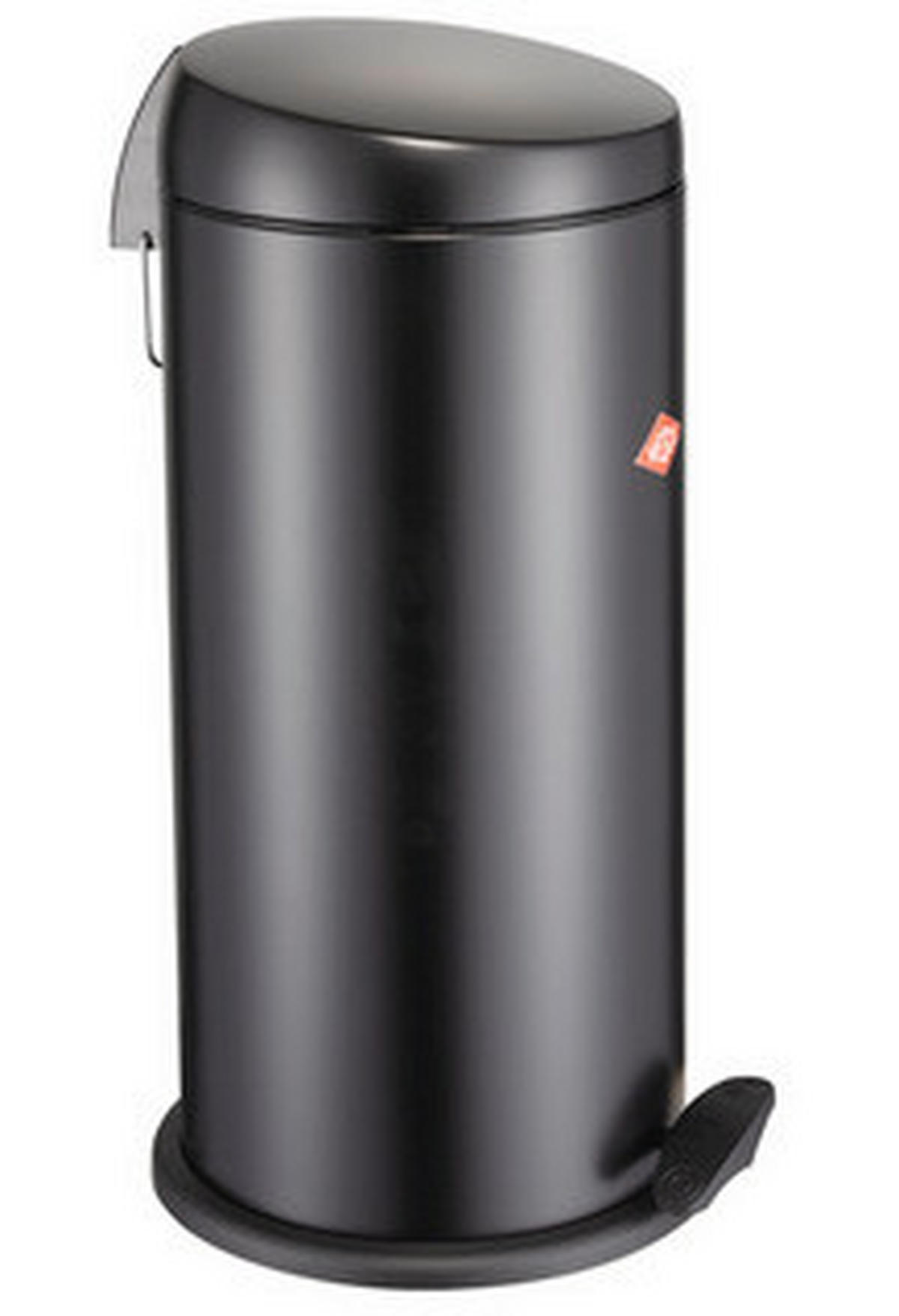 ABFALLSAMMLER CAPBOY MAXI 22 L  - Edelstahlfarben/Schwarz, KONVENTIONELL, Kunststoff/Metall (27/60cm) - Wesco