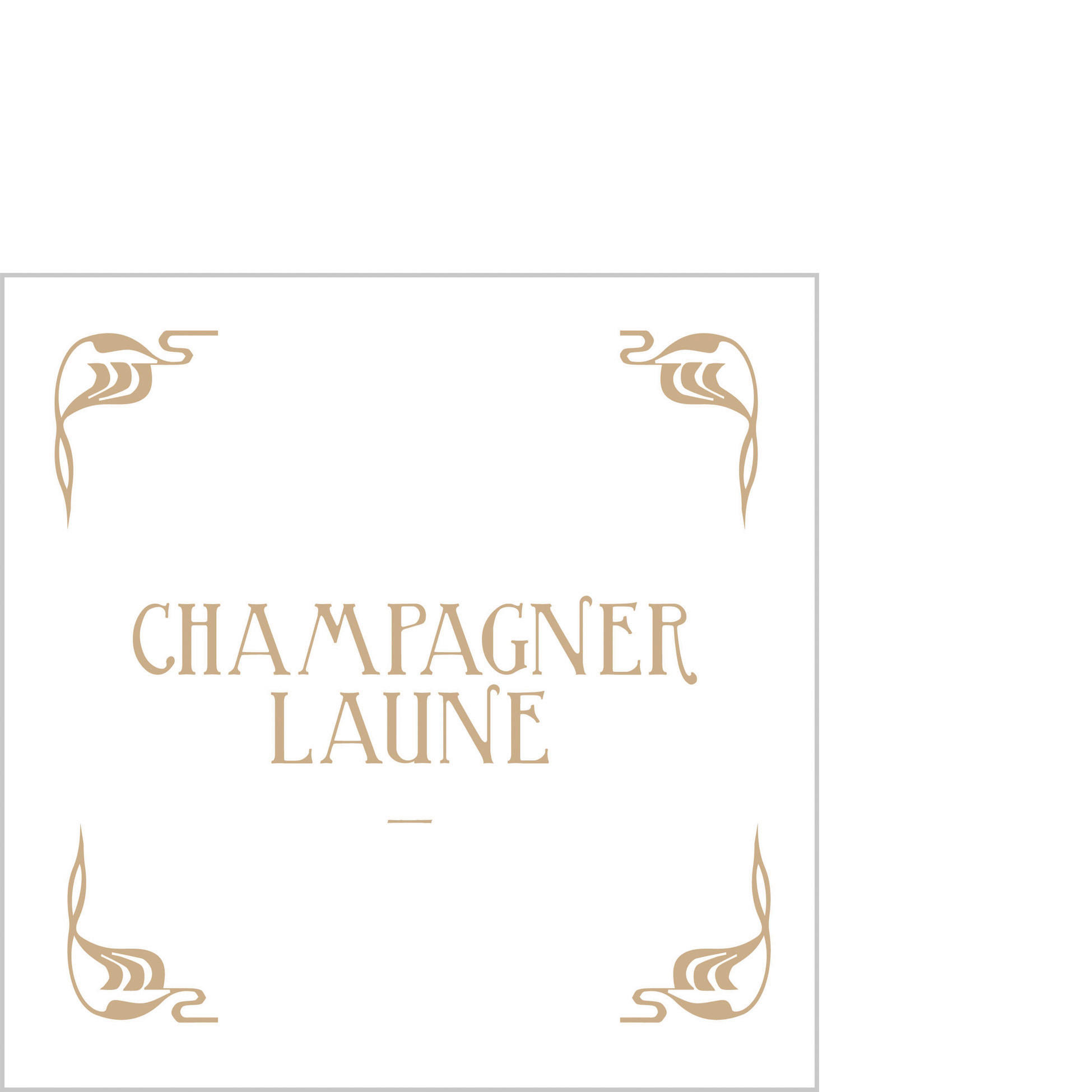 SERVIETTE    - Multicolor, Natur, Papier (12,5/12,5cm) - PPD