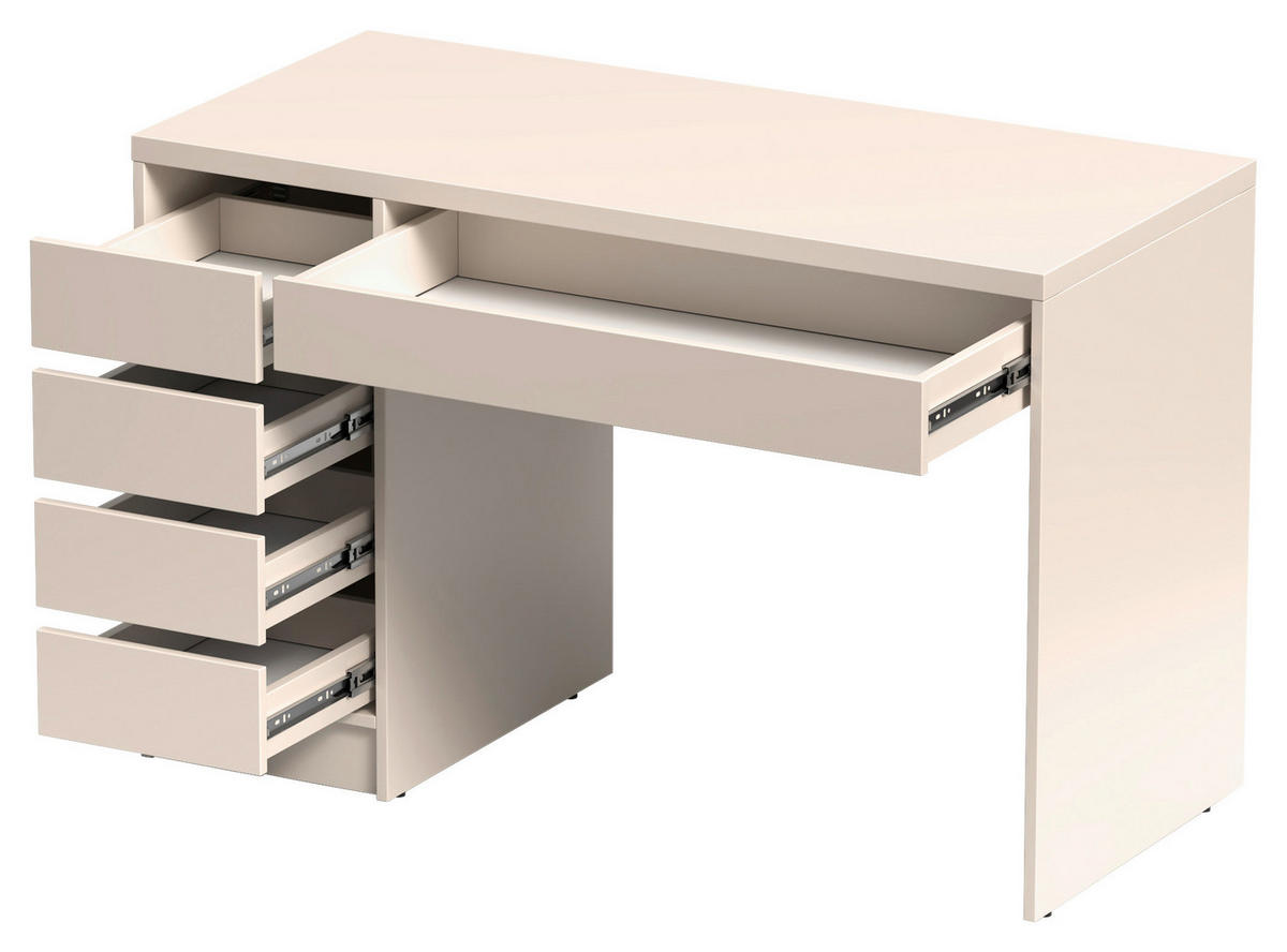 SCHREIBTISCH 120/55/77,6 cm Kaschmir  - Kaschmir, MODERN, Holzwerkstoff (120/55/77,6cm) - Livetastic