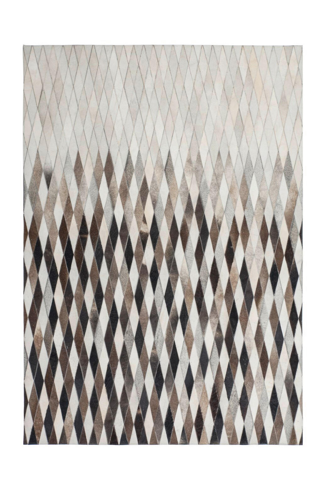 WEBTEPPICH 80/150 cm  - Grau, Design, Leder/Textil (80/150cm) - Novel