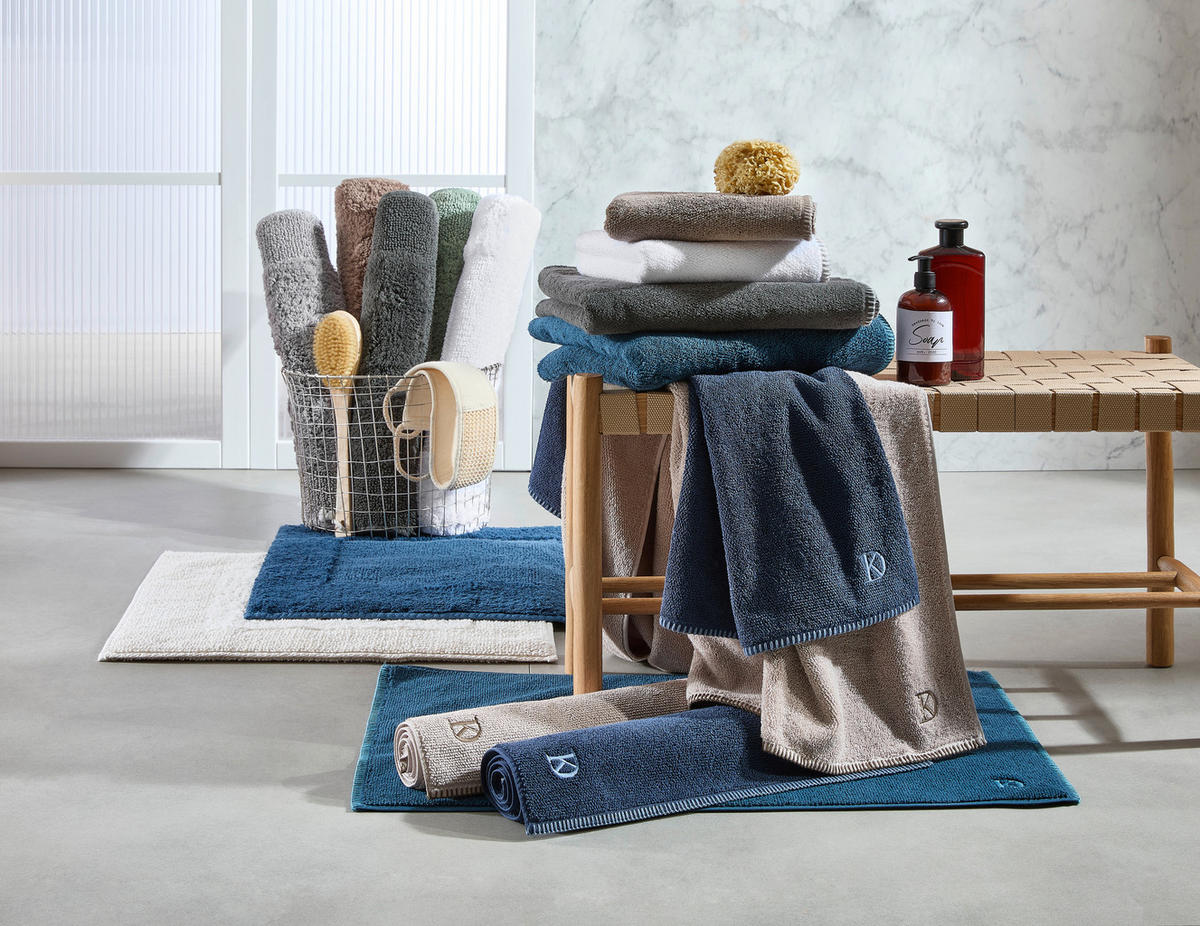 HANDTUCH BOLANO Dunkelorange  - Dunkelorange, KONVENTIONELL, Textil (50/100cm) - Dieter Knoll