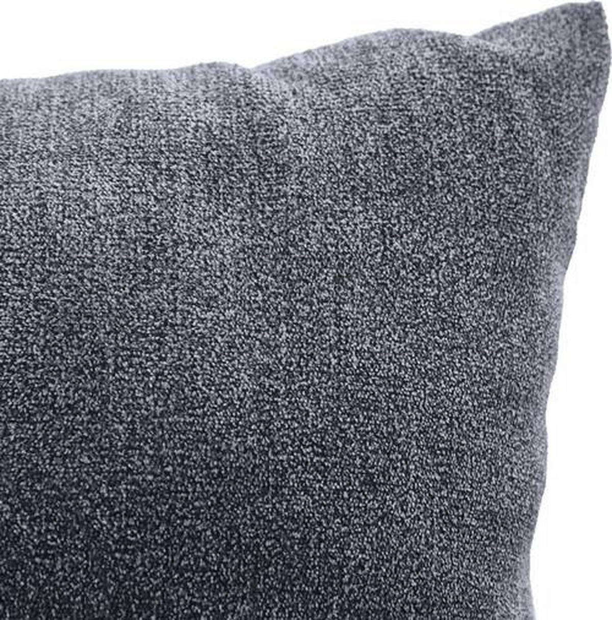 BIG SOFFA i flatväv mörkgrå  - mörkgrå/svart, Klassisk, trä/textil (280/67/120cm) - MID.YOU