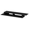 WANDBOARD in 149/16,4/29,6 cm Schwarz  - Schwarz, Design, Holzwerkstoff (149/16,4/29,6cm) - Livetastic