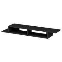 WANDBOARD in 149/16,4/29,6 cm Schwarz  - Schwarz, Design, Holzwerkstoff (149/16,4/29,6cm) - Livetastic