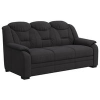 3-SITZER-SOFA in Chenille Schwarz  - Schwarz, Basics, Kunststoff/Textil (189/99/99cm) - MID.YOU