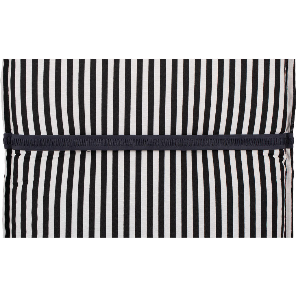 Thumbnail - Gardenson Liegenauflage, Schwarz, Weiß, Textil, Streifen, Füllung: Schaumstoff, Fleece,Schaumstoff, Fleece, 58x8x191 cm,...