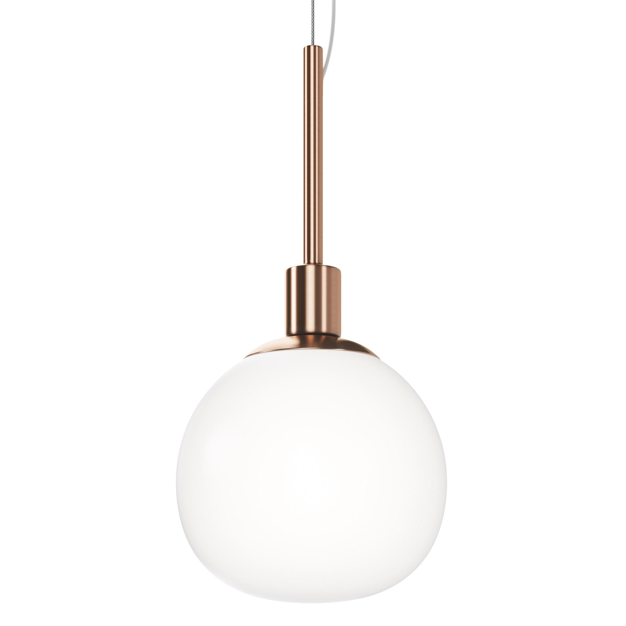 PENDELLAMPA Modern 15/30,5 cm - vit/mässingsfärgad, Trend, metall/glas (15/30,5cm) - MAYTONI