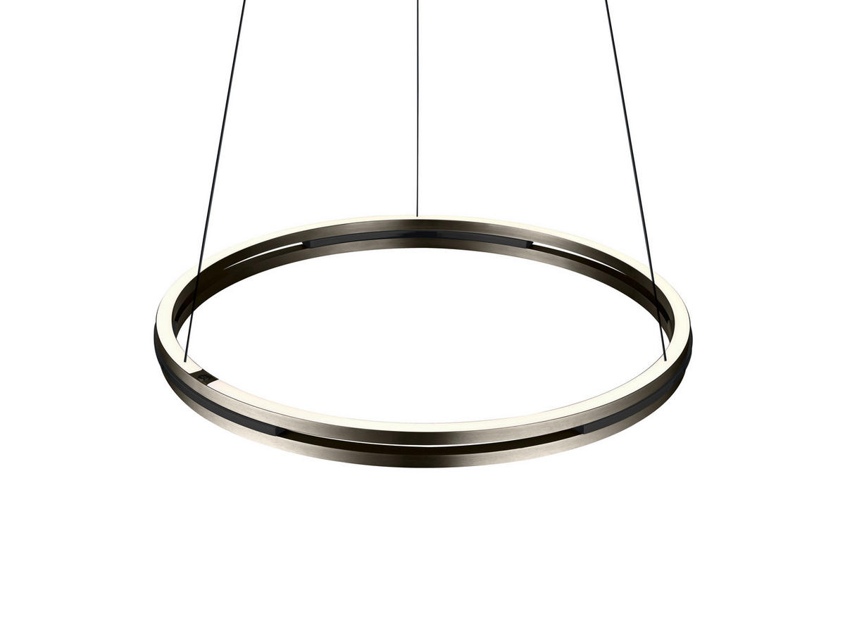 LED-HÄNGELEUCHTE BEN 60/180 cm   - Bronzefarben, Design, Metall (60/180cm) - elements by BANKAMP