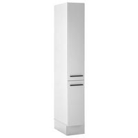 APOTHEKERSCHRANK 30/211/57 cm  in Weiß  - Schwarz/Weiß, Design, Holzwerkstoff/Kunststoff (30/211/57cm) - MID.YOU