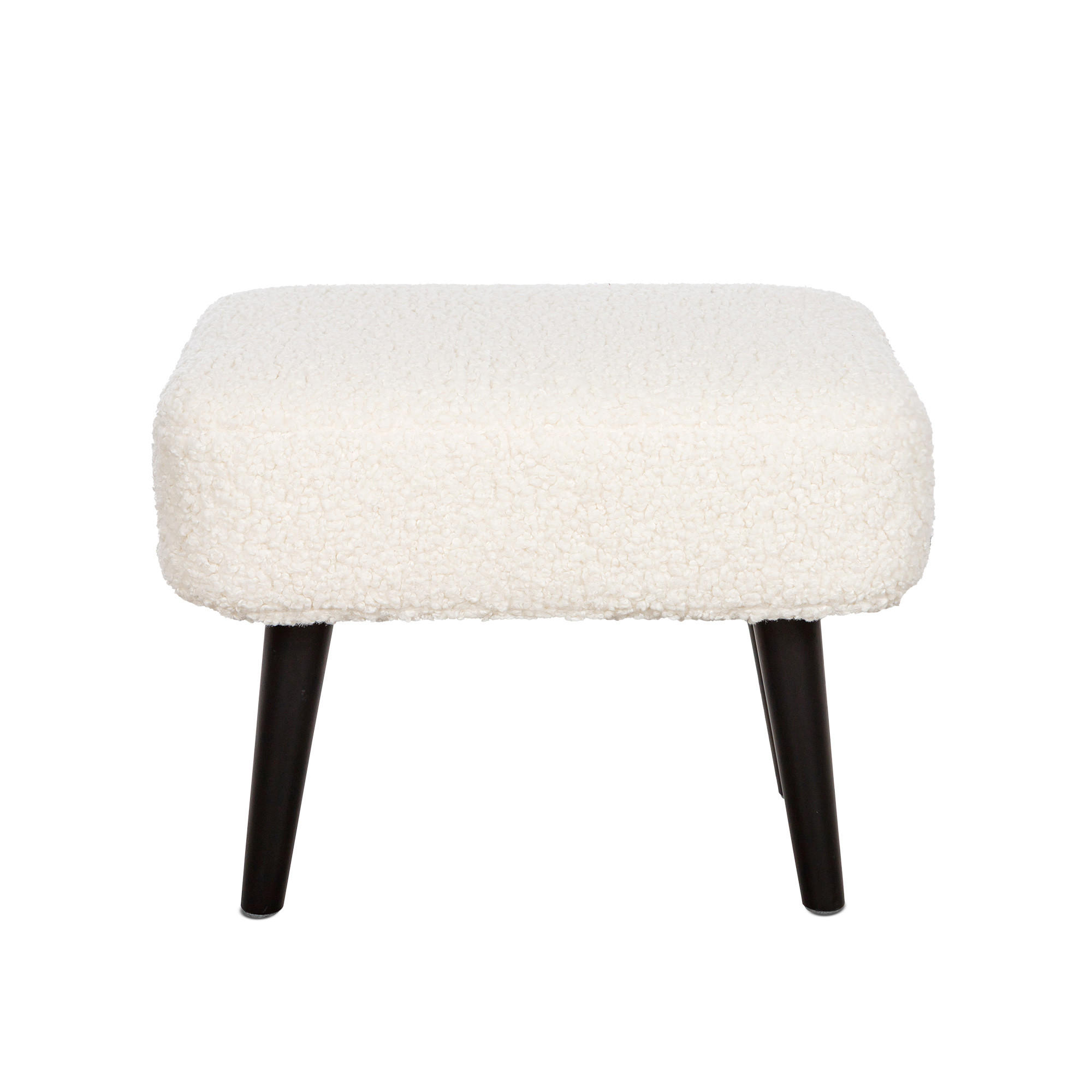 PALL i trä, textil svart, vit  - vit/svart, Design, trä/textil (52/39/41cm) - Best Price