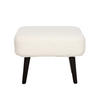 PALL i trä, textil svart, vit  - vit/svart, Design, trä/textil (52/39/41cm) - Best Price
