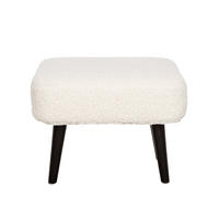 PALL i trä, textil svart, vit  - vit/svart, Design, trä/textil (52/39/41cm) - Best Price