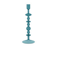 KERZENHALTER - Pastellblau, MODERN, Glas (9,0/9,0/27,0cm) - like.Villeroy & Boch
