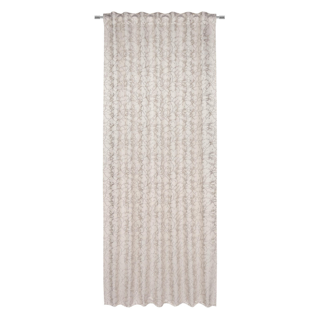 Vorhang Mit Schlaufen Und Band Sibel 140x245 Cm Beige