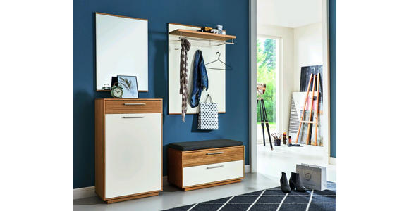 GARDEROBE 5-teilig in 155/195/40 cm - Eichefarben/Anthrazit, Design, Holz/Holzwerkstoff (155/195/40cm) - Novel