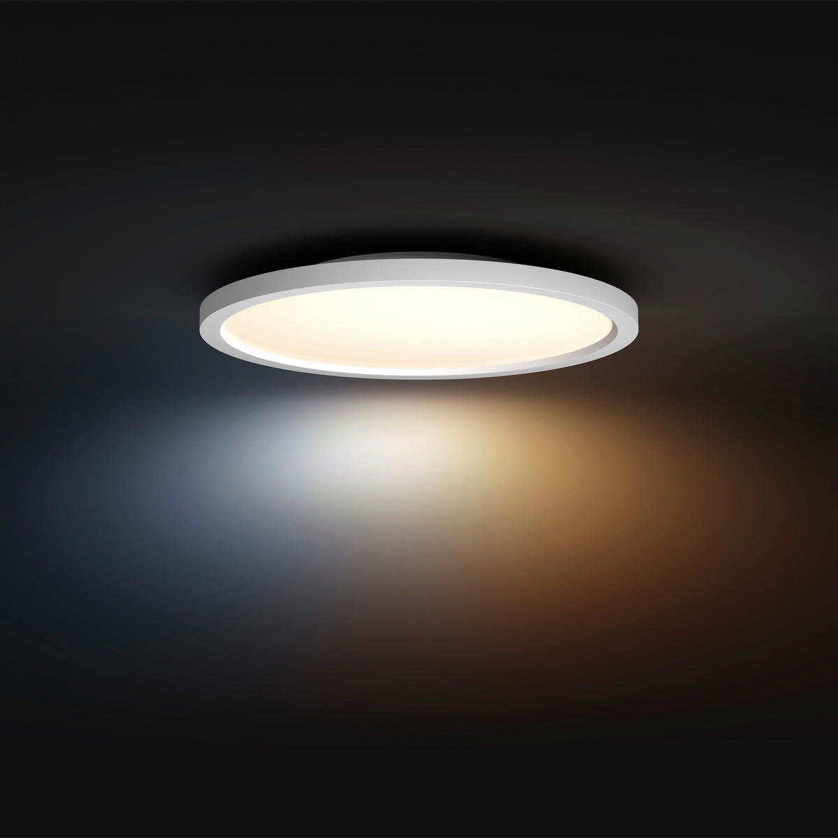LED-DECKENLEUCHTE  Smart 39,5/39,5/4,7 cm   - Weiß, Basics, Metall (39,5/39,5/4,7cm) - Philips HUE
