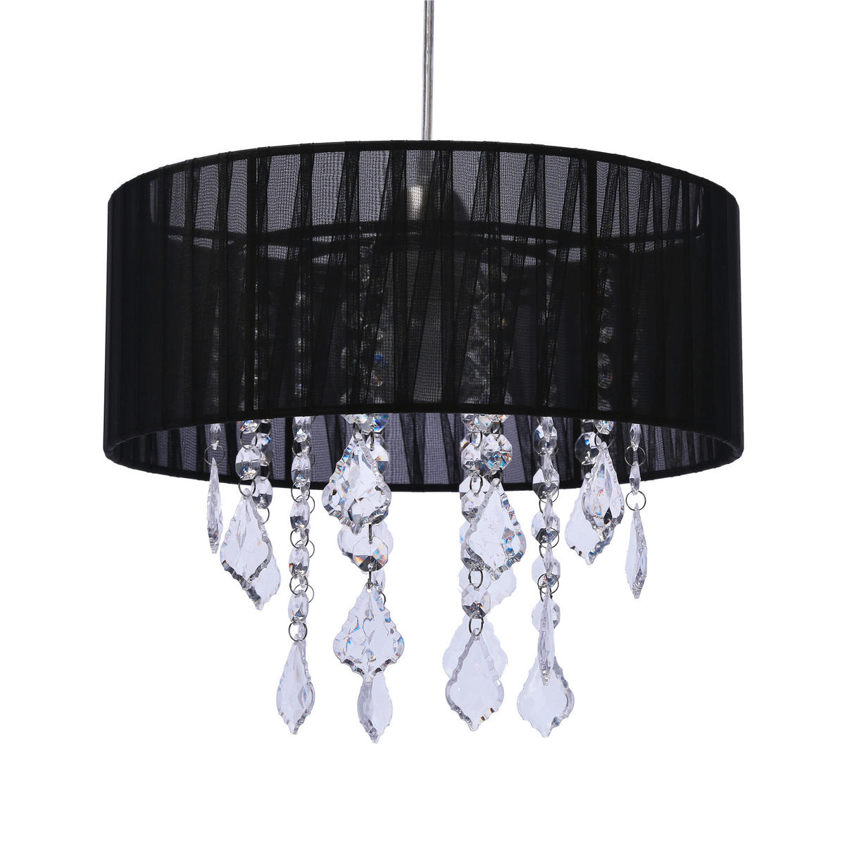 HÄNGELEUCHTE 30/30/105 cm   - Schwarz, KONVENTIONELL, Metall (30/30/105cm)