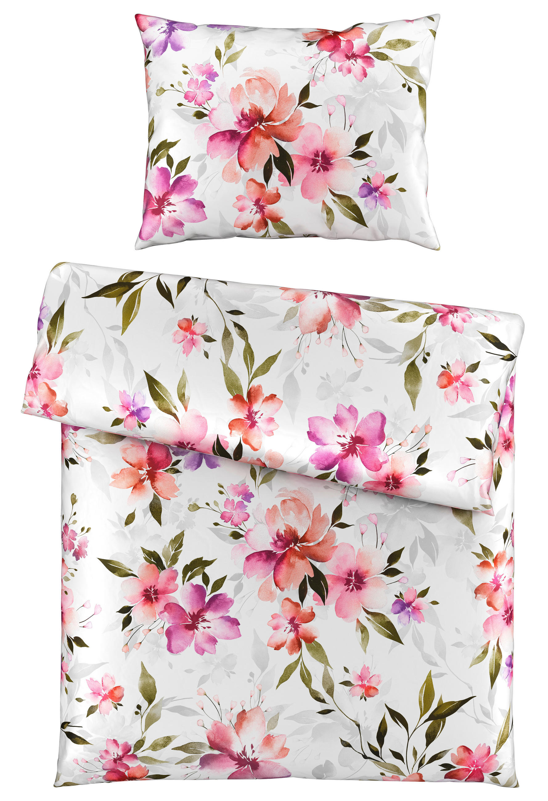 POSTELJINA ED 140/200 cm saten bela  - bela, Konvencionalno, tekstil (140/200cm) - Esposa