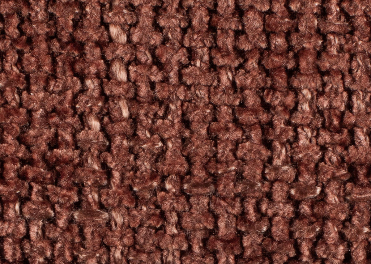 ECKSOFA in Webstoff Rostfarben  - Rostfarben/Schwarz, Design, Textil/Metall (180/289cm) - Stylife