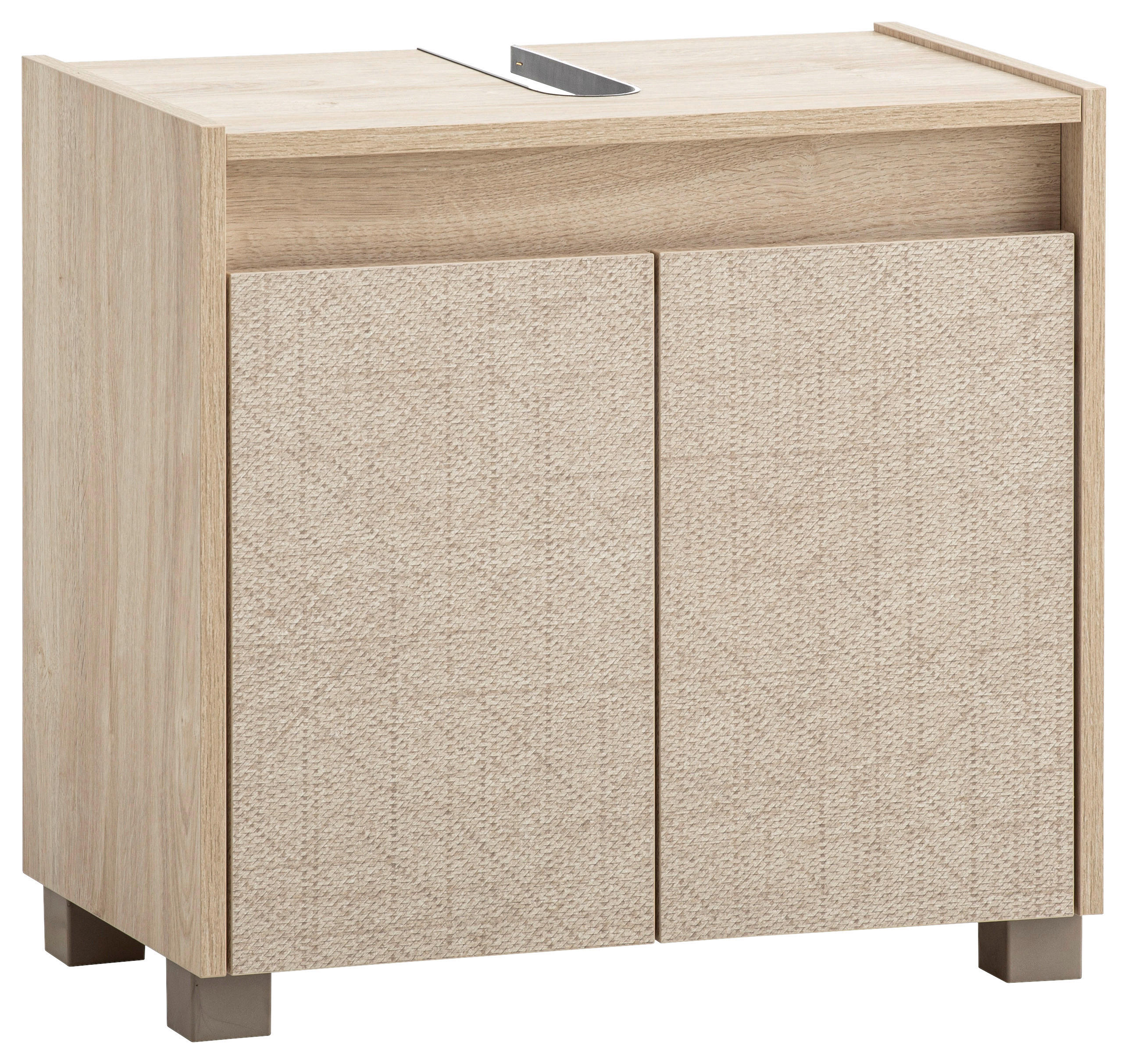 WASCHBECKENUNTERSCHRANK 56,9/54,6/33 cm  - Eichefarben/Beige, MODERN, Holzwerkstoff/Kunststoff (56,9/54,6/33cm) - MID.YOU