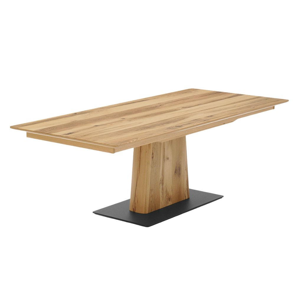 ESSTISCH in Holz, Metall 190/100/75 cm  - Eichefarben/Anthrazit, Design, Holz/Metall (190/100/75cm) - Schöner Wohnen