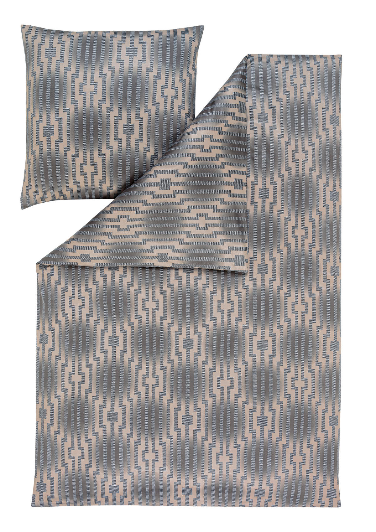 BETTWÄSCHE Interlock-Jersey 155/220 cm  - Grau, Design, Textil (155/220cm) - Estella