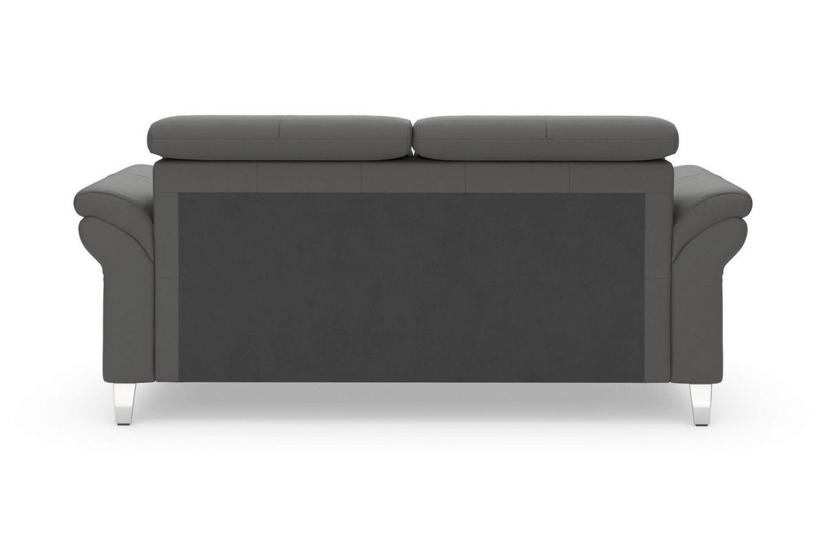3-SITZER-SOFA 186/84/93 cm ARNGAST E in Echtleder Mokka   - Chromfarben/Mokka, Basics, Leder/Textil (186/84/93cm) - Sit & More