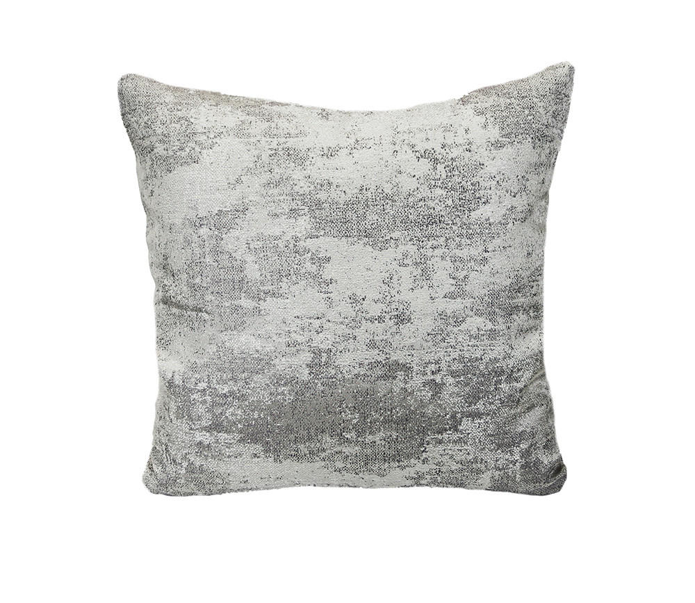 DÍSZPÁRNAHUZAT  - ezüst, Basics, textil (45/45cm)