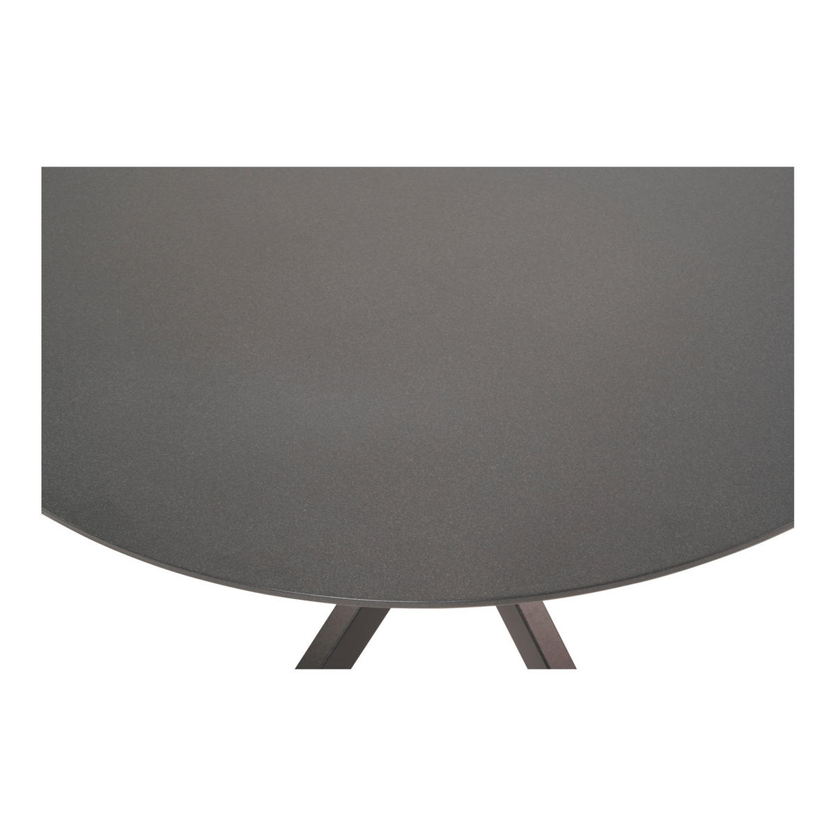 GARTENTISCH Metall, Glas Grau, Schwarz  - Schwarz/Grau, Konventionell, Glas/Metall (90/73cm)