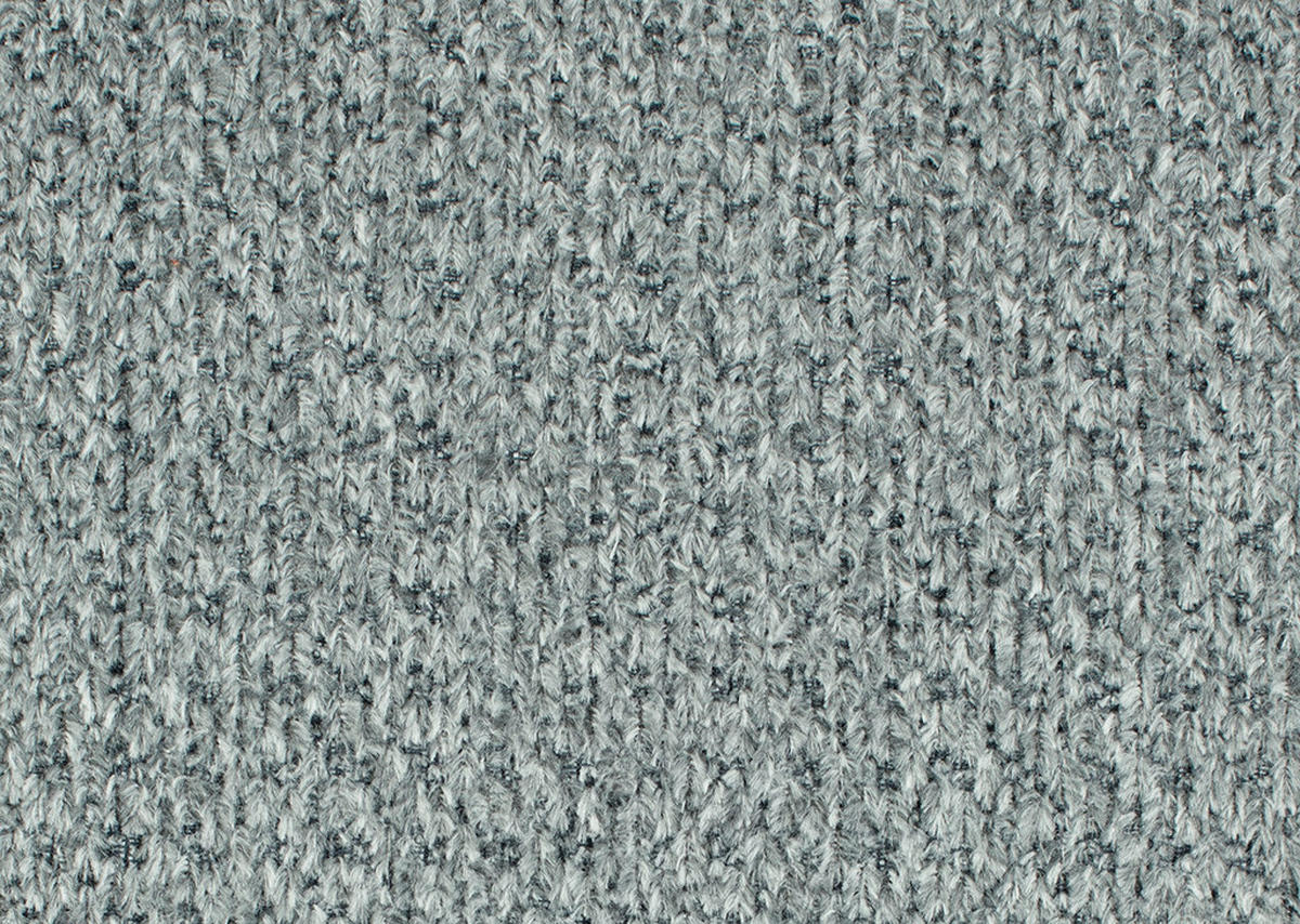 ECKSOFA in Chenille Grau  - Schwarz/Grau, Konventionell, Kunststoff/Textil (314/250cm) - Carryhome