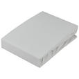 TOPPER-SPANNLEINTUCH 140/220 cm Jersey  - Silberfarben, KONVENTIONELL, Textil (140/220cm) - Novel