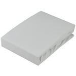 TOPPER-SPANNLEINTUCH 140/220 cm Jersey  - Silberfarben, KONVENTIONELL, Textil (140/220cm) - Novel